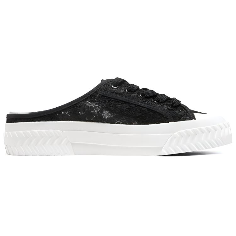 Order (W) Skechers 街头 Trax 高帮黑色懒人鞋 177031-BLK