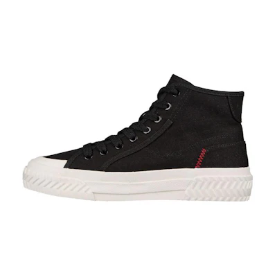 (W) Skechers Street Trax Hi 'Black White'