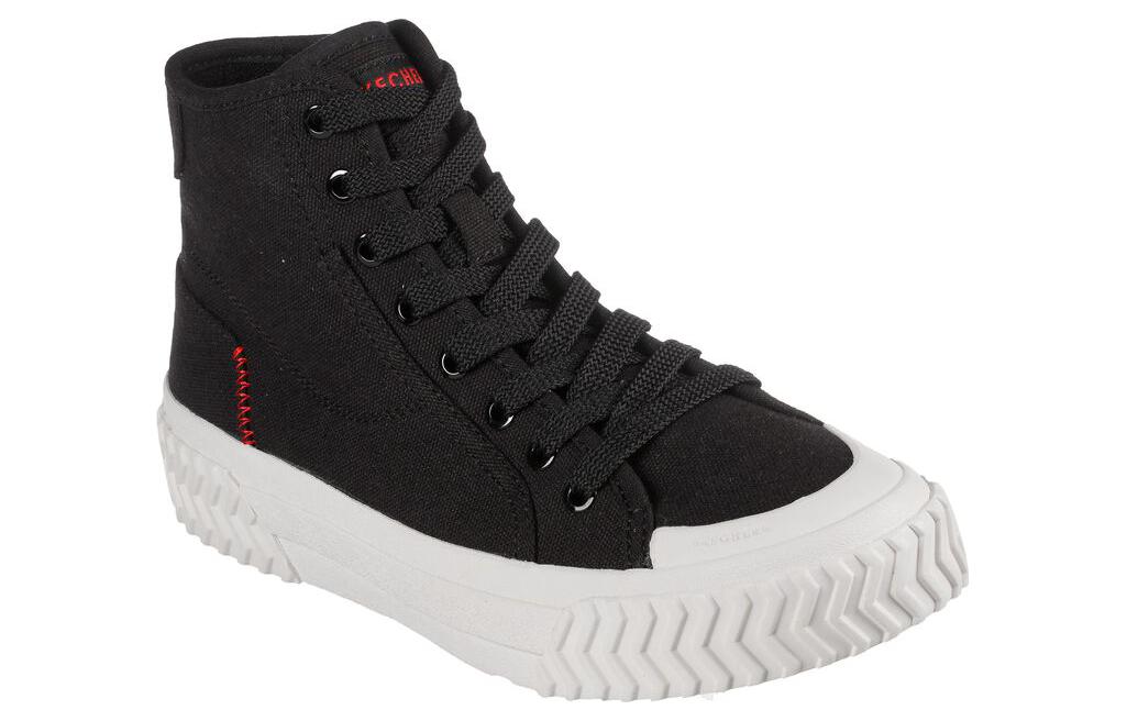 Lookbook (W) Skechers Street Trax Hi 'Negro Blanco' 177045-BLK