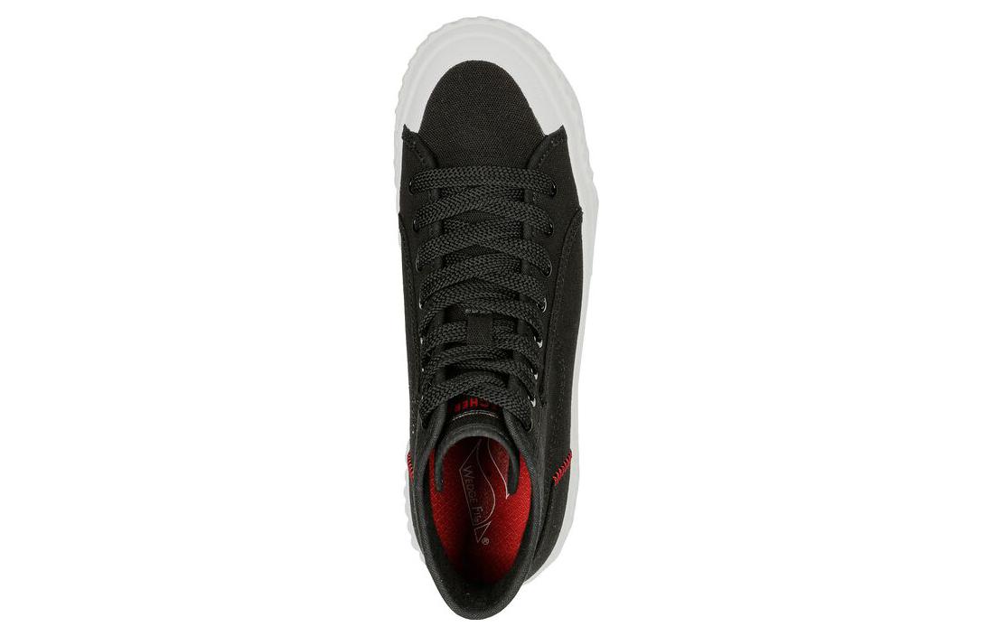 Shop (W) Skechers Street Trax Hi 'Negro Blanco' 177045-BLK
