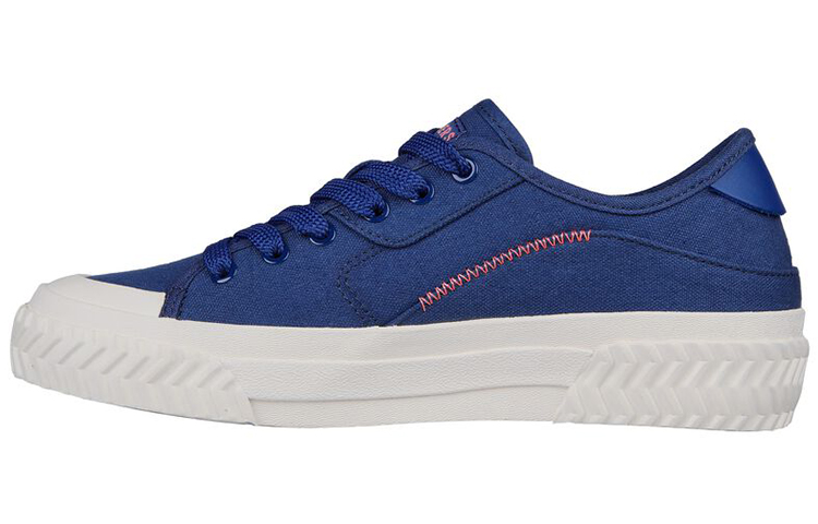 (Women) Skechers Street Trax Hi 'White Blue' 177035-NVY