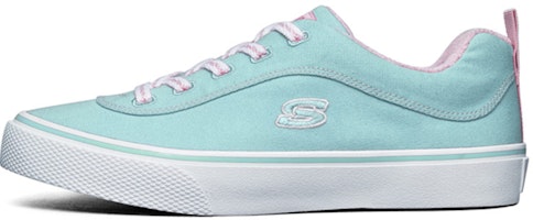 (Women) Skechers Street V'Lites Canvas Shoe Light-Blue 155033-MNT (Women) Skechers Street V'Lites Canvas Shoe Light-Blue 155033-MNT