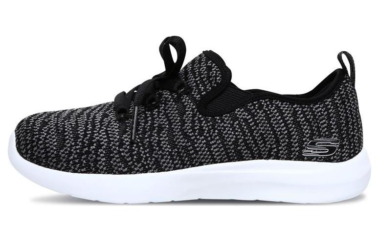 (Women) Skechers Studio Comfort 'Black and White' 12877-BKW