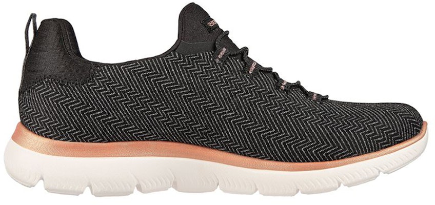 (W) Skechers Summits-Dazzling Me 'Hitam Emas' 149528-BKRG Order (W) Skechers Summits-Dazzling Me 'Hitam Emas' 149528-BKRG