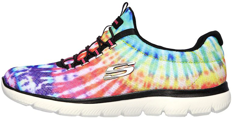 (Women) Skechers Summits-Looking Groovy 'Black Multicolor' 149132-BKMT Buy (Women) Skechers Summits-Looking Groovy 'Black Multicolor' 149132-BKMT