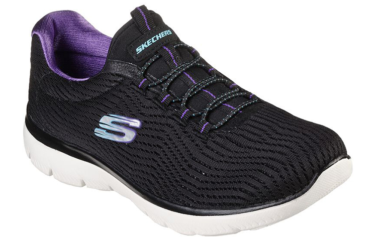 Lookbook Skechers Summits-Next Wave 運動悠閒鞋 女式 黑紫