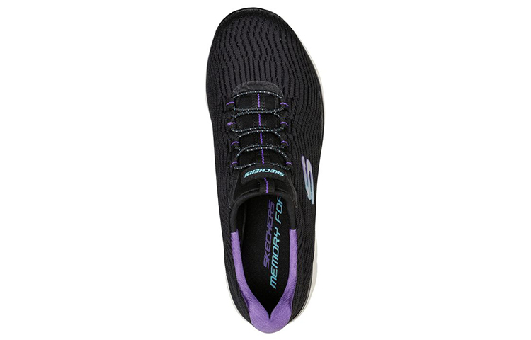 Shop Skechers Summits-Next Wave 運動悠閒鞋 女式 黑紫