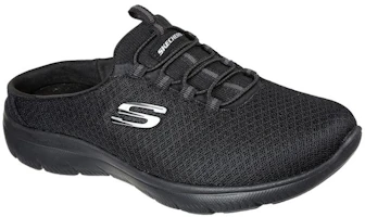 Lookbook Skechers Summits-Swift Step 休閒時尚半拖 女款 黑