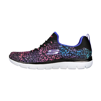 (W) Skechers Summits-Wild Eyes 'Black'