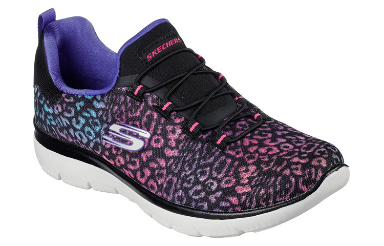 Lookbook Skechers Summits-Wild Eyes 運動休閒鞋 女款 黑