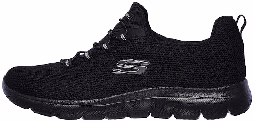 (W) スケッチャーズ サミット カジュアルラン(黒) 149037-BBK Buy (W) スケッチャーズ サミット カジュアルラン(黒) 149037-BBK