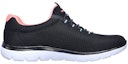 Order (W) Skechers Summits 'Hitam Merah Jambu' 12980-BKPK