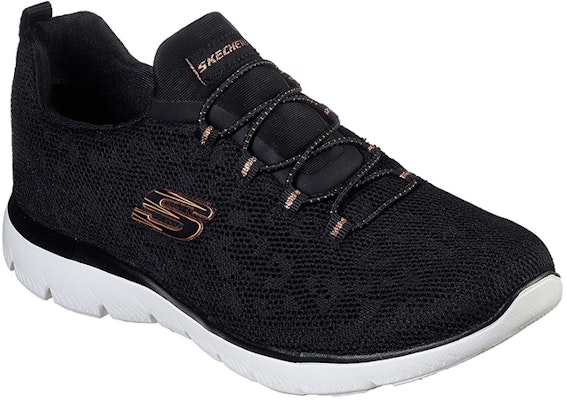(Women) Skechers Summits 'Black White' 149037-BKRG Lookbook (Women) Skechers Summits 'Black White' 149037-BKRG