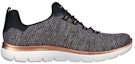 Order (W) Skechers Summits 'Brilliant Splash Hitam Emas' 149539-BKRG