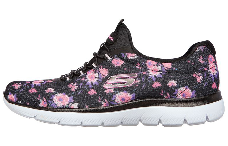 (Women) Skechers Summits 'Calm Harmony Black Purple' 149526-BKPK
