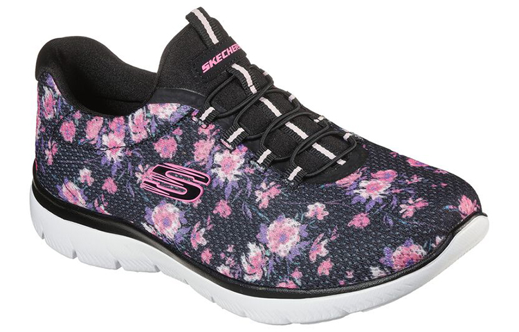 Lookbook Skechers Summits - 平静和諧 運動休閒鞋 女款 黑紫