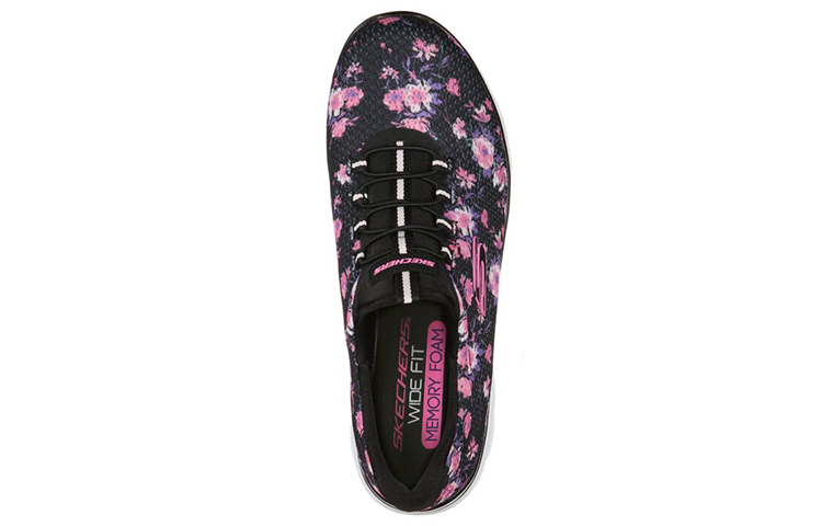 Shop Skechers Summits - 平静和諧 運動休閒鞋 女款 黑紫