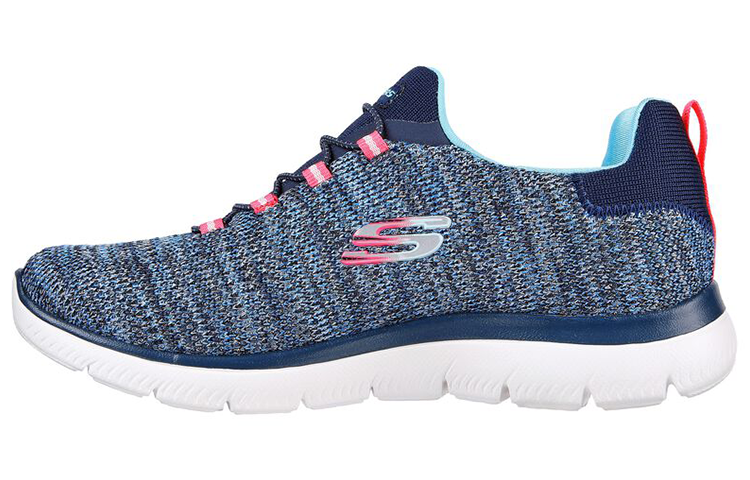 (Women) Skechers Summits 'Flyness Blue White' 149213-NVMT