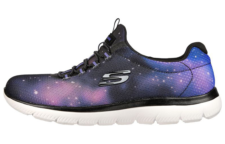 (Women) Skechers Summits 'Galaxy Dream Black Purple' 149532-BKMT