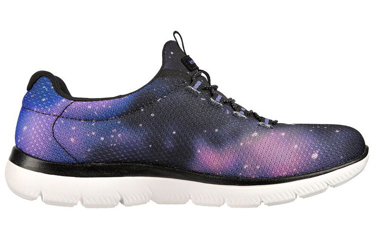 Order (Women) Skechers Summits 'Galaxy Dream Black Purple' 149532-BKMT