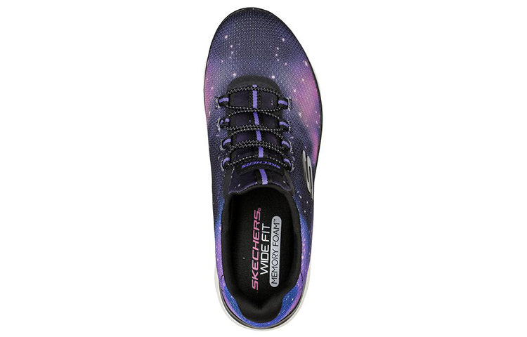 Lookbook (Women) Skechers Summits 'Galaxy Dream Black Purple' 149532-BKMT