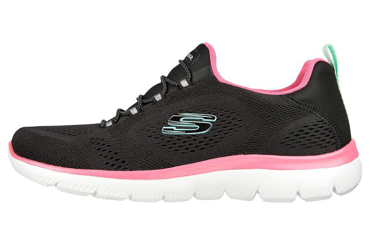 (Women) Skechers Summits 'Perfect Views Black Pink' 149523-BKHP