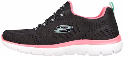 (Women) Skechers Summits 'Perfect Views Black Pink' 149523-BKHP (Women) Skechers Summits 'Perfect Views Black Pink' 149523-BKHP