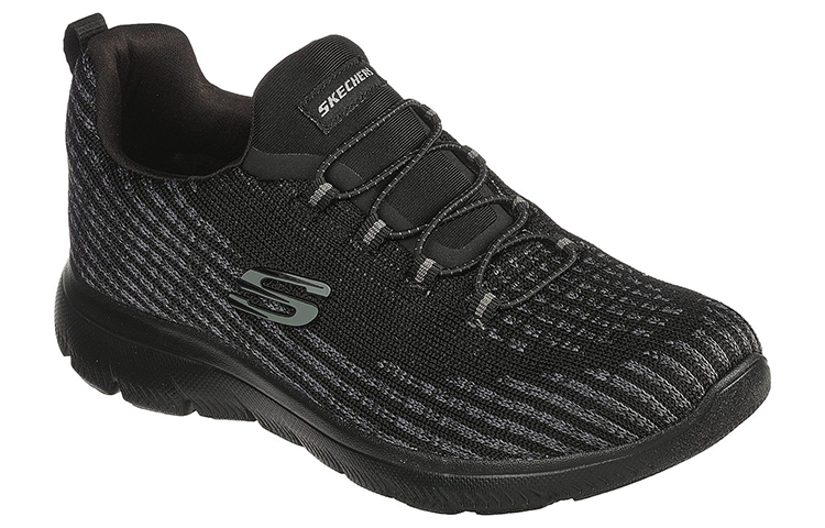 Lookbook Skechers Summits Cool Dash 低筒 跑步鞋 女款 全黑