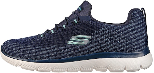 (W) スケッチャーズ サミット クールダッシュ 青/白 149527-NVY Buy (W) スケッチャーズ サミット クールダッシュ 青/白 149527-NVY
