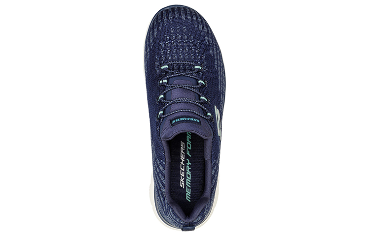 Shop Skechers Summits Cool Dash 低幫 跑步鞋 女款 藍白色