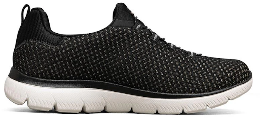 (Women) Skechers Summits Low-Top Black/Silver 149204-BKSL Order (Women) Skechers Summits Low-Top Black/Silver 149204-BKSL