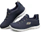 Lookbook (Women) Skechers Summits Low-Top Dark-Blue 149204-NVGD