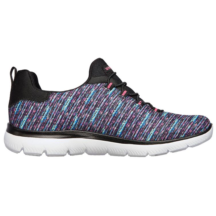 Order (W) Skechers Summits Kasut Larian Rendah Hitam/Ungu 149525-BKMT