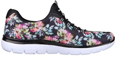 Order Skechers Summits 低幫運動休閒鞋 女款 黑彩 花卉印花