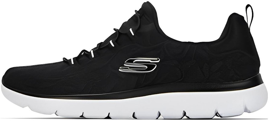 (Women) Skechers Summits Good Taste 149936-BKW Buy (Women) Skechers Summits Good Taste 149936-BKW