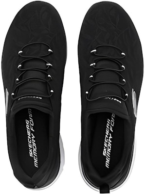 (Women) Skechers Summits Good Taste 149936-BKW Shop (Women) Skechers Summits Good Taste 149936-BKW