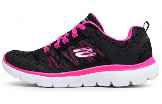 (Women) Skechers Summits New World 'Black Pink' 12997-BKHP Buy (Women) Skechers Summits New World 'Black Pink' 12997-BKHP
