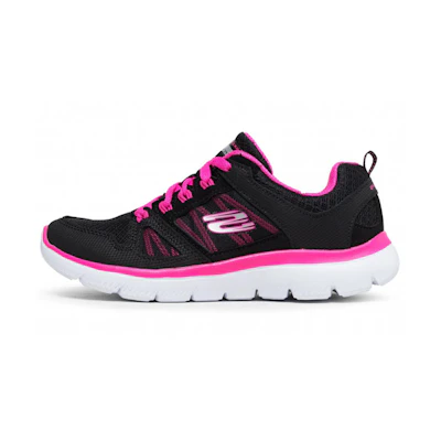 (W) Skechers Summits New World 'Black Pink'