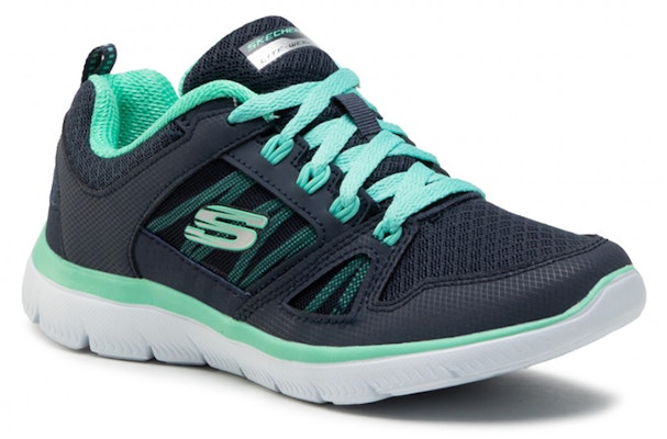 (Women) Skechers Summits New World 'Blue Green' 12997-NVTQ Order (Women) Skechers Summits New World 'Blue Green' 12997-NVTQ