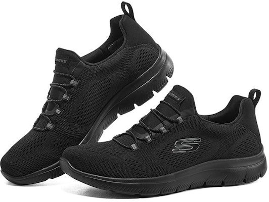(Women) Skechers Summits Perfect Views 'Black' 149523-BBK Lookbook (Women) Skechers Summits Perfect Views 'Black' 149523-BBK