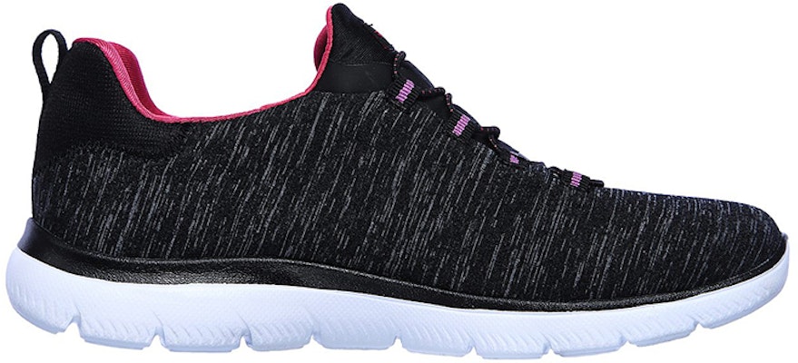 (Women) Skechers Summits Quick Getaway 'Black White' 12983-BKPK Order (Women) Skechers Summits Quick Getaway 'Black White' 12983-BKPK