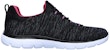 (W) Skechers Summits Quick Getaway 'Hitam Putih' 12983-BKPK