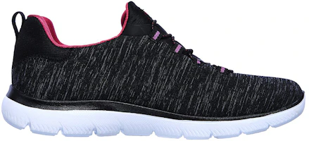 Order Skechers 女士 Summits Quick Getaway 低筒運動鞋 女款 黑白色