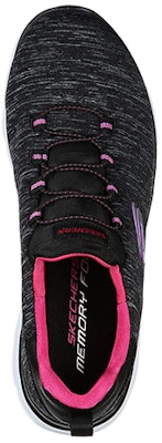 (Women) Skechers Summits Quick Getaway 'Black White' 12983-BKPK Shop (Women) Skechers Summits Quick Getaway 'Black White' 12983-BKPK