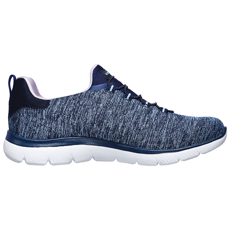 Order Skechers 女款 Summits Quick Getaway 低帮跑步鞋 藍粉