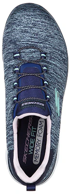 Skechers 女款 Summits Quick Getaway 低帮跑步鞋 藍粉 Lookbook Skechers 女款 Summits Quick Getaway 低帮跑步鞋 藍粉