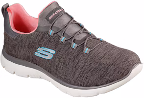 Lookbook Skechers 女士 Summits Quick Getaway 防滑透氣 低筒運動跑步鞋 女款 棕色