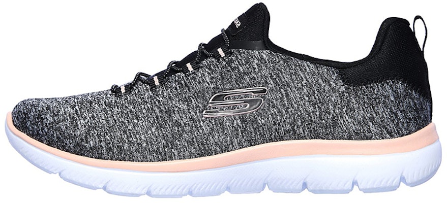 (Women) Skechers Summits Quick Getaway 'Grey' 12983-BKCL Buy (Women) Skechers Summits Quick Getaway 'Grey' 12983-BKCL