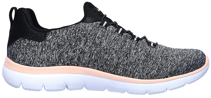 (Women) Skechers Summits Quick Getaway 'Grey' 12983-BKCL Order (Women) Skechers Summits Quick Getaway 'Grey' 12983-BKCL