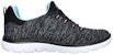 (W) Skechers Summits Quick Getaway 'Kelabu Biru' 12983-BKLB